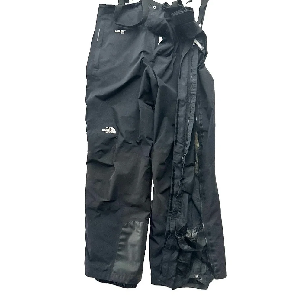 North Face Summit Series Gore-Tex XCR Mens XL Black Snow Ski Pants Suspenders